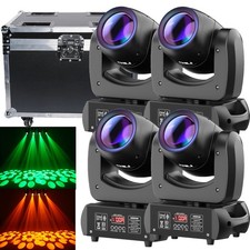 4X LED Moving Head Light 150W RGBW Gobo Beam Stage DJ Disco Bar DMX Lighting