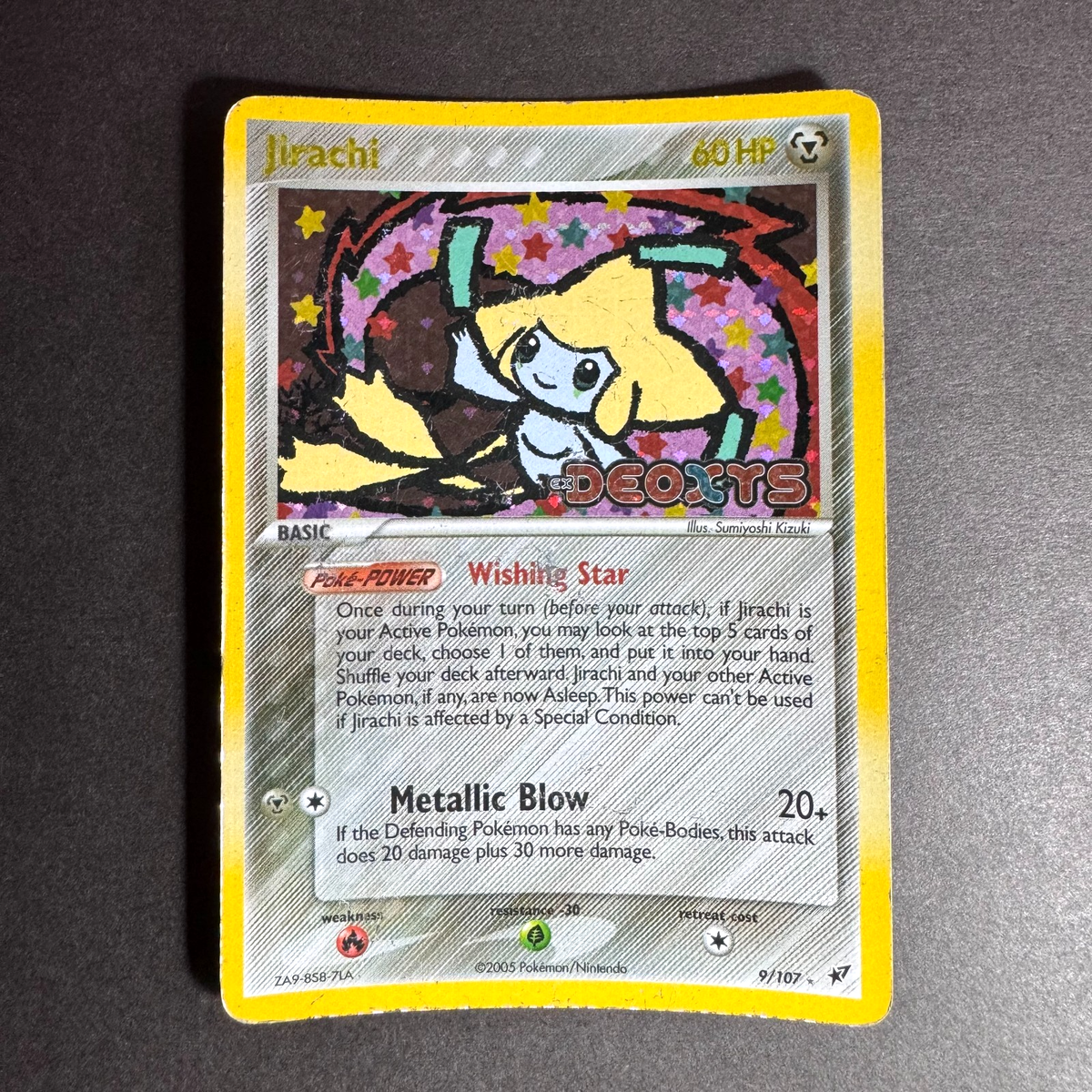 Pokemon TCG - EX Deoxys - Rare - Reverse Holo (Stamped) - Jirachi