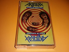 Anthrax - STATE OF EUPHORIA - cassette (1988, Island/MCA Canada) ISLC-1208