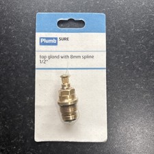 Plumbsure Tap Gland With 8mm Spline 1/2" Cartridge