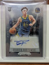 Brandin Podziemski Rookie Auto Card Panini NBA Warriors SG 2023. rookie card picture