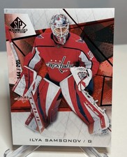 2021-22 Upper Deck SP Game Used Ilya Samsonov Red Fragment/205