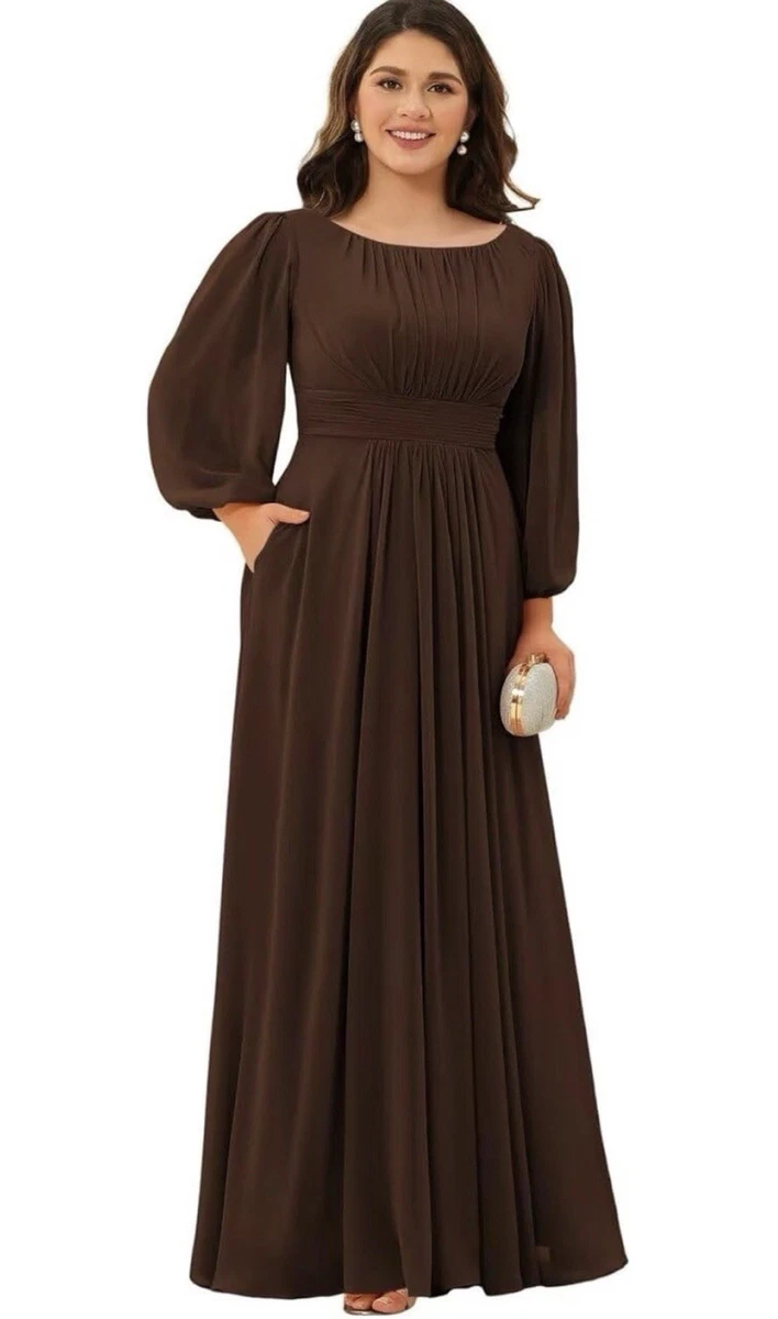Brown Plus Bridesmaid Dresses for sale | eBay Brown Plus Bridesmaid Dresses for sale | eBay