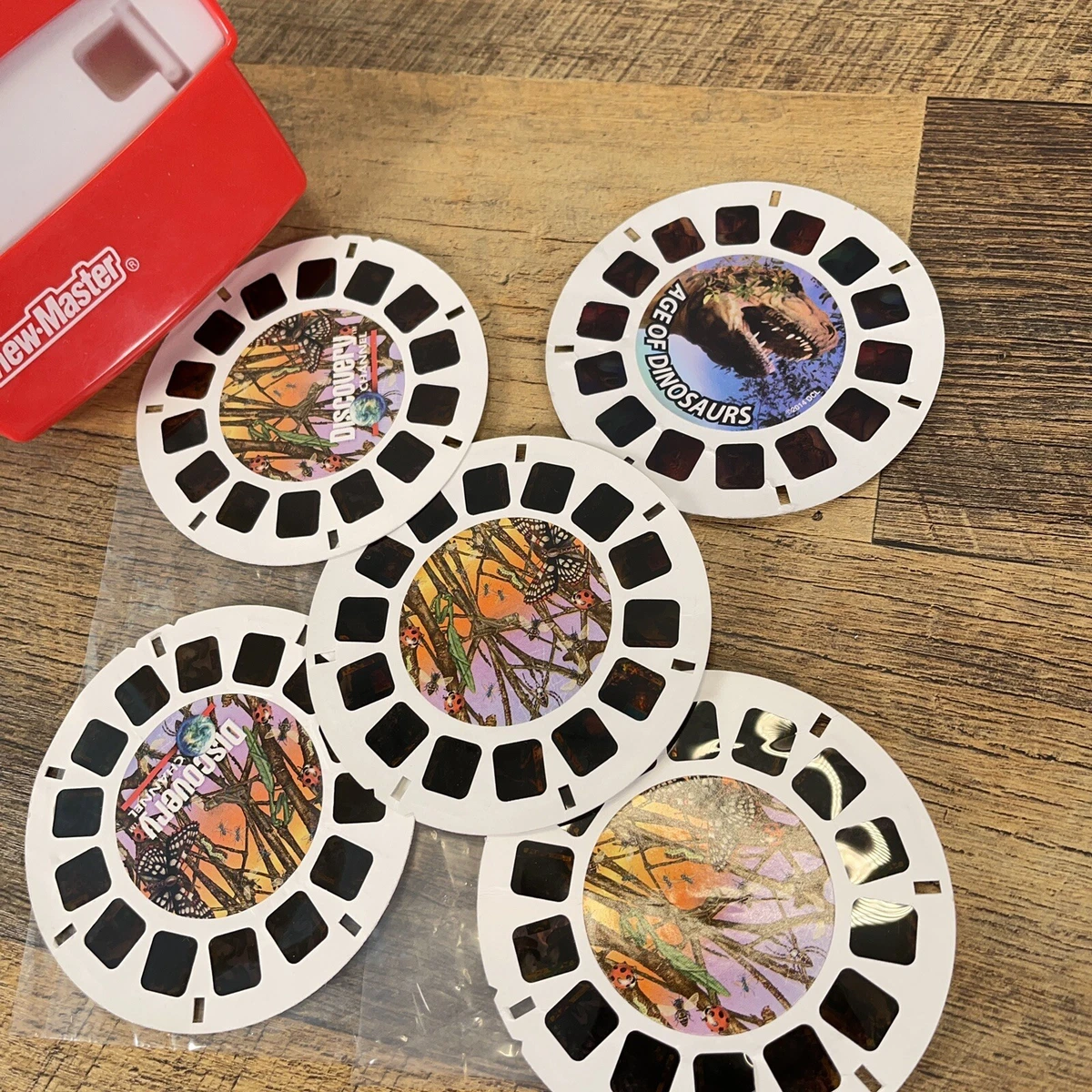 View Master 3D Viewer Red Classic Viewmaster 5 Reels Discovery