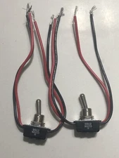 Carling Technologies 9912 Toggle Switch, 3A,125V,1A,250V  *Lot Of 2*