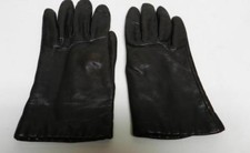 LADIES GLOVES DARK BROWN COLOR GENUINE LEATHER SIZE-7 FULLY LINED