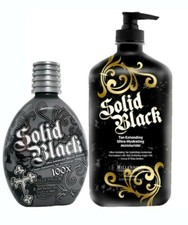 Millennium tanning SOLID BLACK 100X Tan Bed Bronzer  SOLID BLACK TAN EXTEND