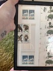 Lot Of 24 US Stamps In Frame-3 Cent And 15 Cent Denominations — photo 2