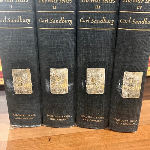 Abraham Lincoln The War Years I-IV | Carl Sandburg | Harcourt, Brace & Co | 1939 - Imagen 5 de 24