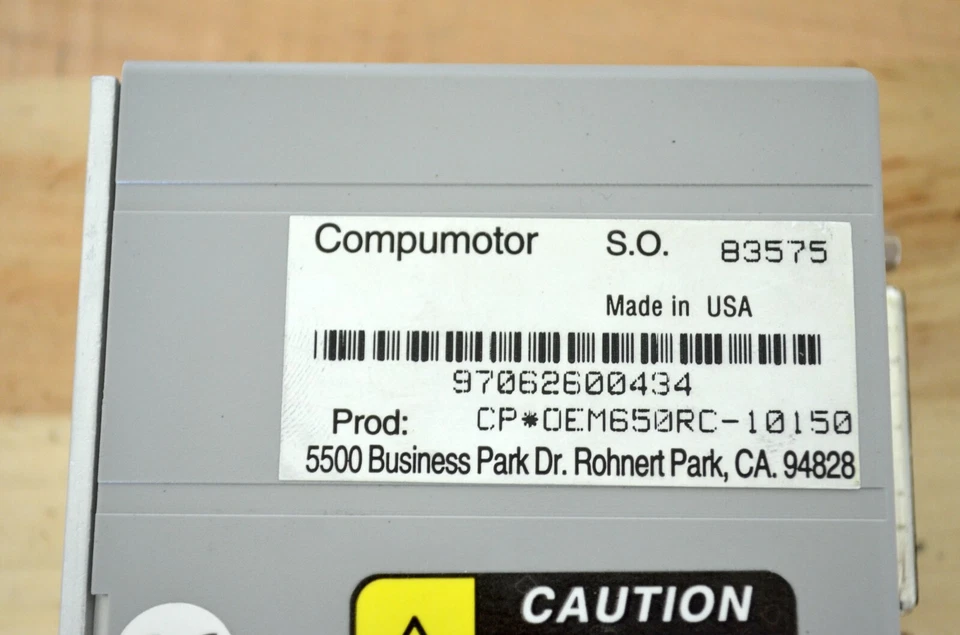 Parker CompuMotor OEM650 7.5amp Stepper Motor Driver 24vdc-75vdc - Mach3 CNC DIY - Image 3 of 4