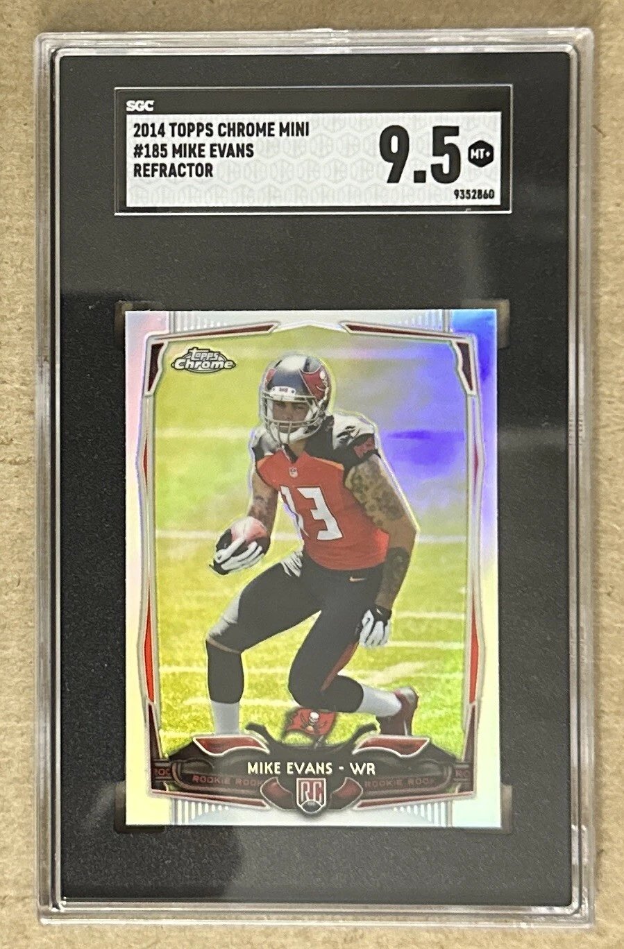 Mike Evans Topps Chrome Mini Topps 1985 #12 Refractor