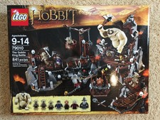 lego the hobbit goblin king battle