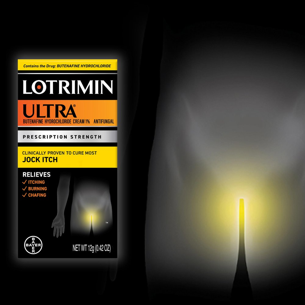 Lotrimin Ultra Extra Strength Jock Itch Antifungal Treatment Cream, 12G