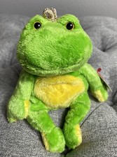 NÉW TY Beanie Baby - CHARM the Frog - MWMTs Stuffed Animal Toy