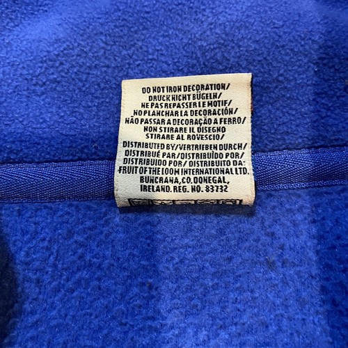 Vintage 90's Ireland Full Zip Blue Embroidered Screen Stars Mens Size XXL EXTRA - Bild 6 von 9