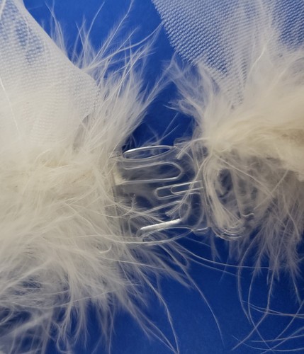 Flower Girl CHILD X SMALL White Tutu Baby Doll Marabou Holiday CURTAIN CALL NWOT - Picture 10 of 16