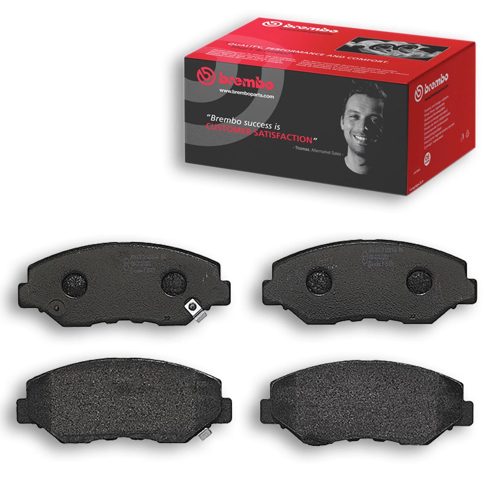 Brake Pads Set fits HONDA STEPWGN DBA-RK 2.0 Front 09 to 15 R20A1 Brembo Quality - Image 33
