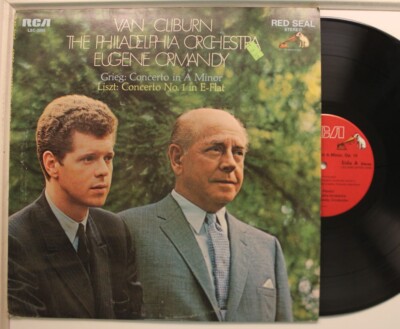 Van Cliburn, Ormandy Lp Grieg: Concerto In A Minor / Concerto No. 1 In E-Flat