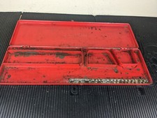 #bf246 Snap-On Tools Metal Toolbox Storage Carry Case Red KRA-282