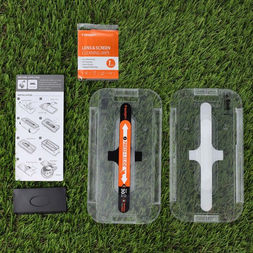 Gehärtetes Glas für iPhone 16 Pro Spigen Handyglas Displayschutzglas Hartglas - Photo 3/3