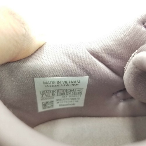 Reebok Cl LTHR Lace Sneaker Women's size 7.5 Smoky Orchid EUC - Picture 9 of 12