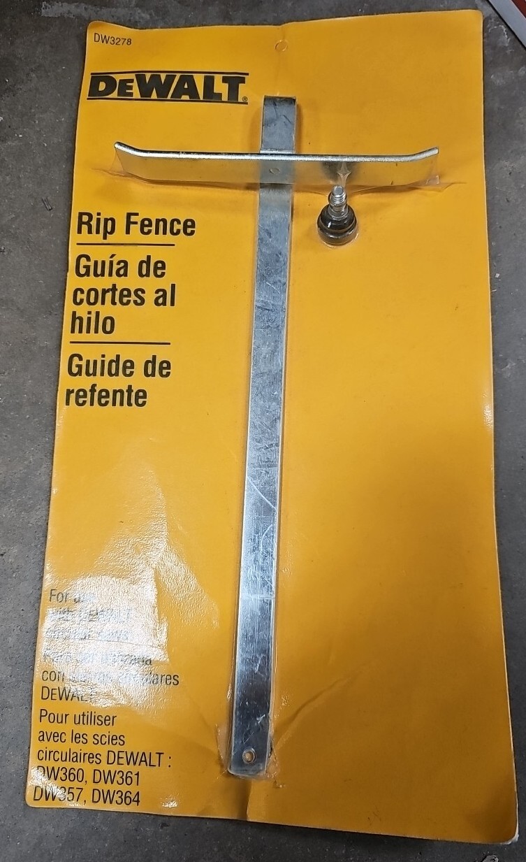 Dewalt Circular Saw Rip Cut Guide Fence DW3278 New FREE SHIPPING eBay