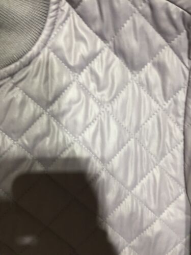 NEW Kori Quilted Jacket Womens M Medium Purple Full Zip Long Sleeve Pockets - Picture 2 of 8