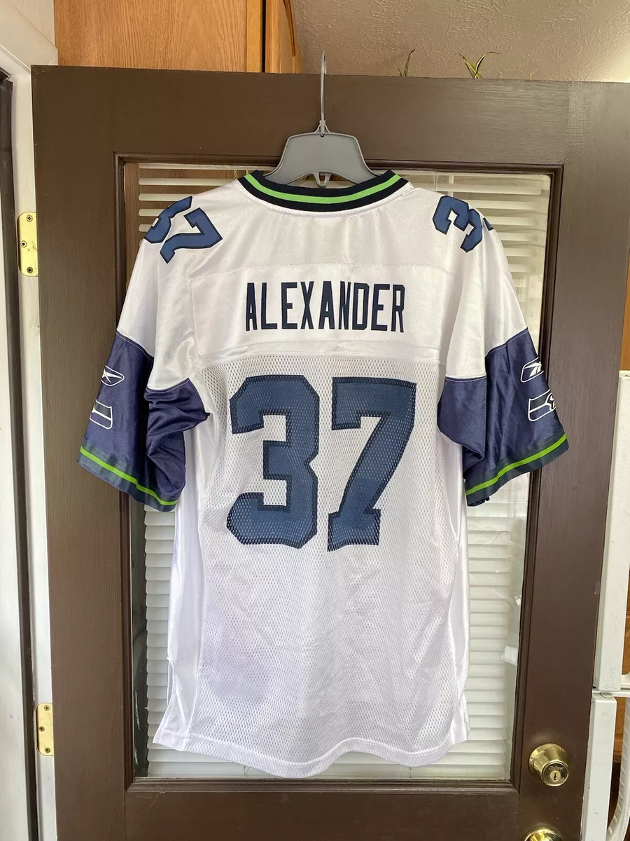 Authentic Seattle Seahawks #37 Shaun Alexander Vintage NFL Football Jersey