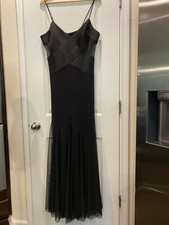 JS Collections Black Sheep Sleeveless Gown / Dress Size 16