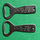 2 DIFFERENT VINTAGE DOBLER PON BEER ALE BOTTLE OPENERS KEYCHAINS ALBANY NEW YORK — photo 1