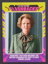 Margaret Thatcher 2024 Flashback Topps Heritage Card #4 (NM)