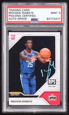 Moussa Diabate Signed 2022-23 Panini Instant RPS First Look #RPS35 RC (PSA | Aut