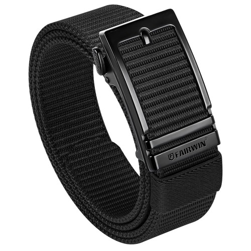 FAIRWIN Ratchet Belts for Men Golf Web Belt Jeans with Automatic Buckle Adjus...