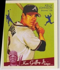 2008 Upper Deck Goudey #12 Kelly Johnson Mini Red Backs