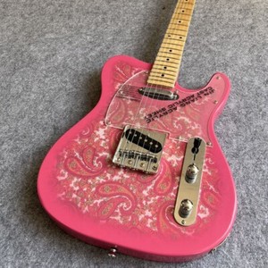 Guitare classique Paisley Paisley Body Electric Chrome Hardware Guitare Professinale