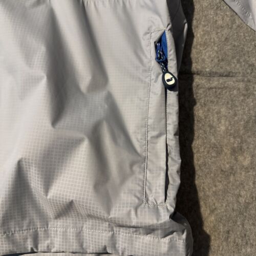 Vineyard Vines Full Zip Hooded Windbreaker Herren Medium grau Kordelzüge Taschen - Bild 3 von 9
