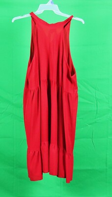 halter flowy midi dress Linen Blend Halter Maxi Dress in White main image 1