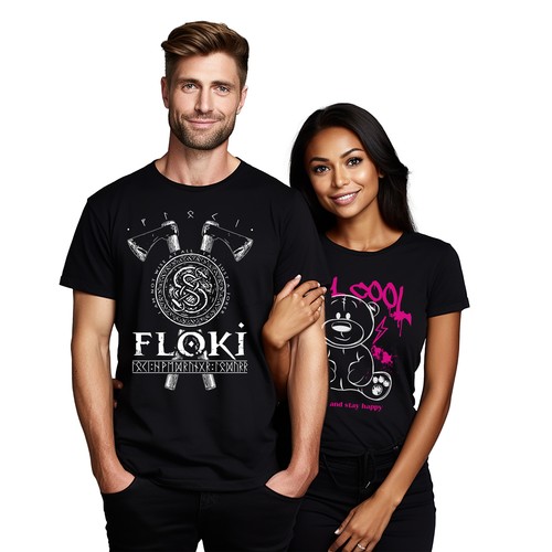 "Floki Loki Axcellent Adventure" - Maglietta Vichinga Divertente con Asce, Design Unisex - Foto 9 di 38