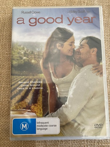 DVD Movie Film R4 Drama - Russell Crowe Ridley Scott A GOOD YEAR Romance