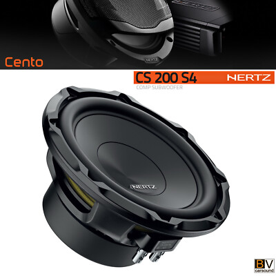 Hertz Cento CS 200 S4 20cm 8'' Zoll Subwoofer 150 Watt RMS 4Ohm Klangwoofer 84 dB