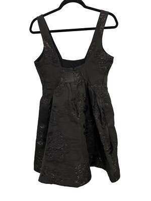 Anthropologie Maeve Jacquard Mini Dress Women 6 Black Elegant Party  Cocktail NEW | eBay
