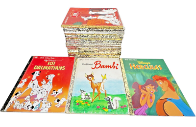 Lot of 29 Vintage Walt Disney Illustrated Hardcover Books With