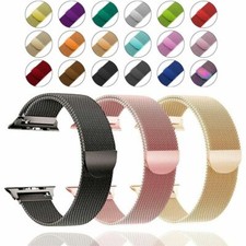 For Apple Watch iWatch Band Series 9 8 7 6 SE 2 5 Magnetic Stainless Steel Strap