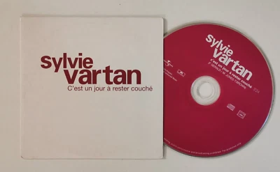 SYLVIE VARTAN CD 1 TITRE (PROMO) C'EST UN JOUR A RESTER COUCHE - Photo 1/2