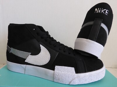 NIKE SB ZOOM BLAZER MID PRM BLACK-WHITE-WOLF GREY SZ 5.5 [DA8854