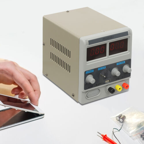 DC Labornetzgerät Regelbar Verstellbar Stromversorgung Stabilisiert Netzteil 15V - Bild 4 von 18