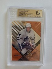 2016-17 Auston Matthews SP Game Used Orange Rainbow Draft Year RC /116 BGS 9.5