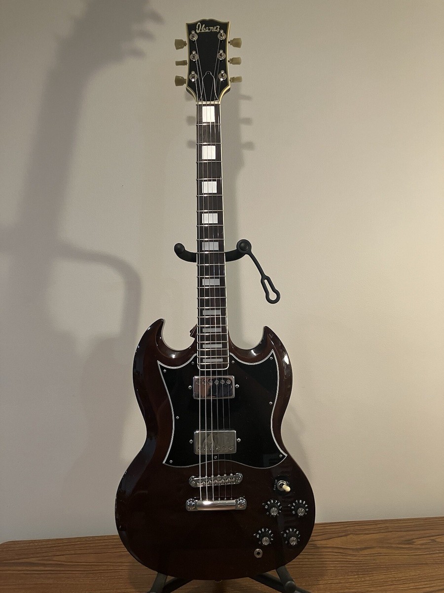 Ibanez SGスタイルギター ブラック Vintage Ibanez SG Electric Guitar With Original Case | eBay