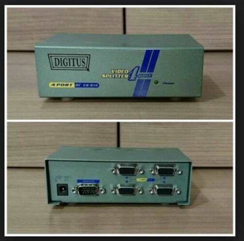 Duplicare clonare segnale video vga splitter per monitor pc tv digitus A-DC-VS81 - Foto 2 di 3