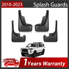 For TOYOTA 4Runner 2010-2024 4Pcs Front & Rear Molded Splash Guards Mud Flaps